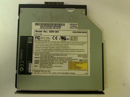 DVD ROM Drive SDR-081 mit Blende & Einbaurahmen HP omnibook 6100