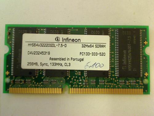 256MB SDRAM Arbeitsspeicher PC133 HP omnibook 6100