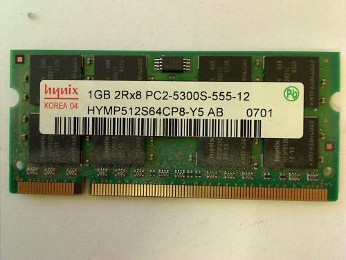 1GB DDR2 PC2-5300 Hynix Ram Arbeitsspeicher Sony VGN-C2Z PCG-6R1M
