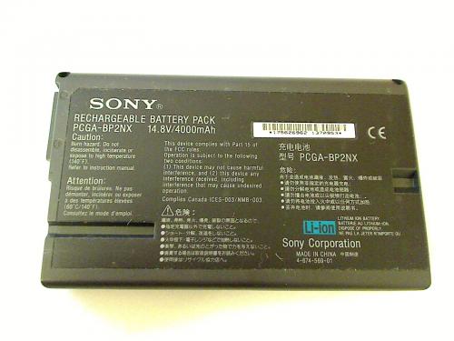 Akku 14.8V 4000mAh Sony PCG-9P8M PCG-K115S (Ungeprüft)
