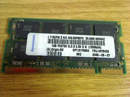1GB Ram Speicher 1 GB DDR1 333 Mhz für IBM Lenovo ThinkPad T40 T41 T41P M T42