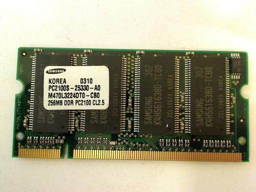 256MB DDR PC2100 SODIMM Samsung Ram Sony PCG-9H2M PCG-FR105