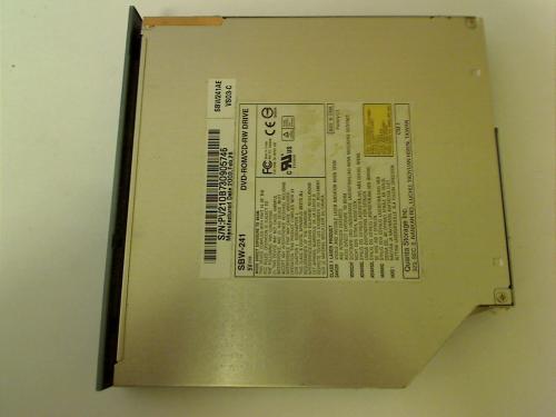 DVD-ROM CD-RW Drive SBW-241 mit Blande & Halterung Sony PCG-9H2M PCG-FR105