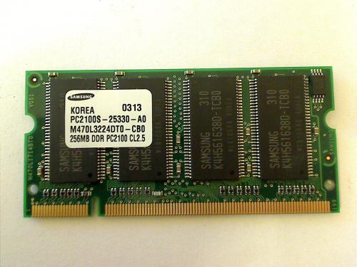 256MB DDR PC2100 SODIMM Ram Fujitsu Siemens L6810