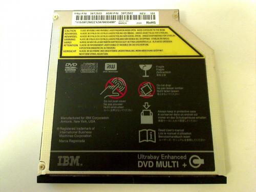 DVD Brenner 39T2502 mit Blende & Halterung IBM 1846-64G R52