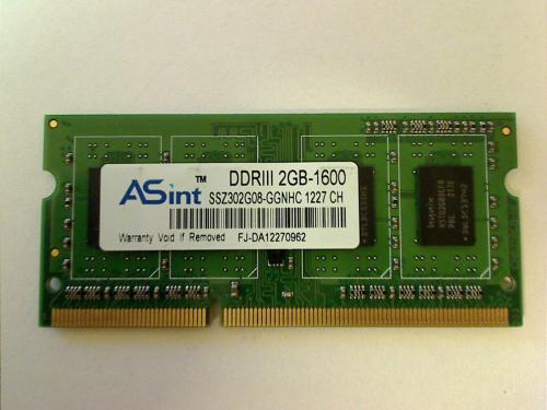 2GB DDRIII SODIMM 1600 ASint Asus S400C