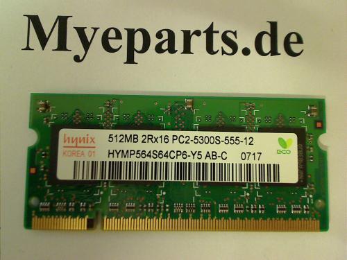 512MB PC2-5300 DDR2 SODIMM hynix Asus F3SV