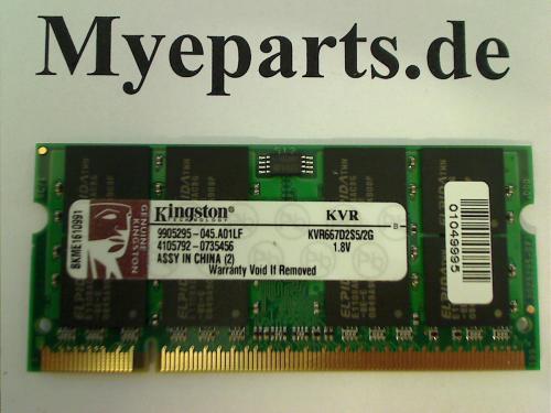 2GB Kingston kvr667d2s5/2g SODIMM Ram Arbeitsspeicher Sony PCG-8113M