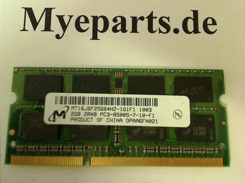 2GB DDR3 PC3-8500 Ram Arbeitsspeicher Lenovo G560 0679