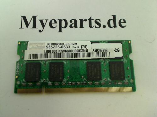 2GB DDR2 800 SODIMM Ram Arbeitsspeicher eMachines G725