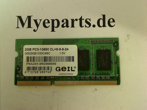 2GB DDR3 PC3-10660 SODIMM GeiL Ram Arbeitsspeicher Fujitsu AH530