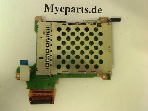 PCMCIA Card Reader Board Schacht Slot Kabel Cable Fujitsu Siemens Lifebook T4215