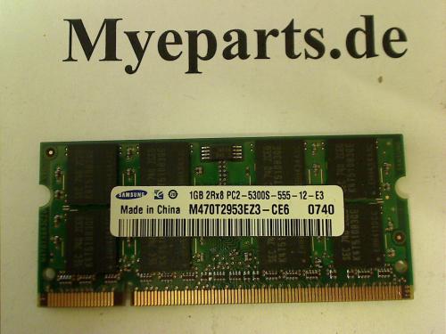 1GB DDR2 PC2-5300 SODIMM RAM Arbeitsspeicher Fujitsu Siemens Pa 1538