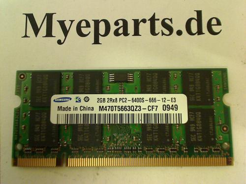 2GB DDR2 PC2-6400 SODIMM Ram Arbeitsspeicher Fujitsu V6535 MS2239