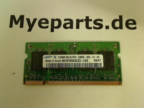 512MB DDR2 PC2-5300 Ram Arbeitsspeicher IBM R60 15"