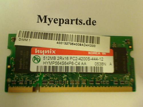 512MB DDR2 PC2-4200 SODIMM Ram Arbeitsspeicher Medion MD96500