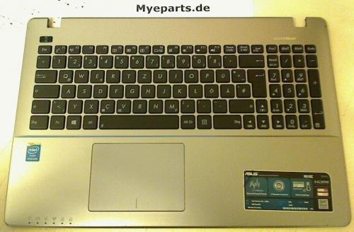 Tastatur Deutsch Gehäuse Oberschale Handauflage mit Touchpad Asus R510C