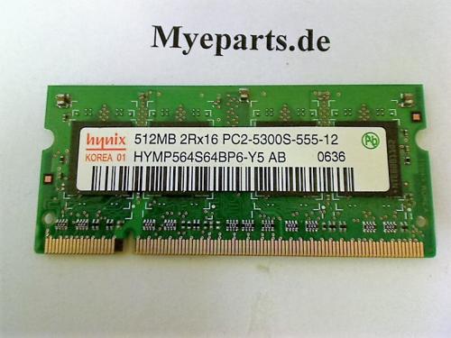 512MB DDR2 PC2-5300 SODIMM Ram Arbeitsspeicher Hynix Asus A6J
