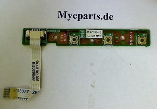 Media Schalter Switch Button Board & Kabel cable Fujitsu Pa 3553