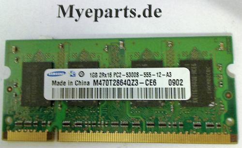 1GB DDR2 PC2-5300 SODIMM Ram Arbeitsspeicher Memory Toshiba S300-11R