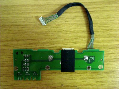 Touchpad Switch Schalter Platine Board Modul Kabel Gericom Overdose S2/650MP