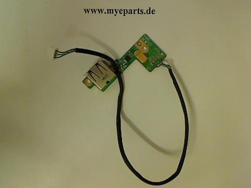 USB Port Buchse Board Kabel Cable HP dv9700 dv9830eg