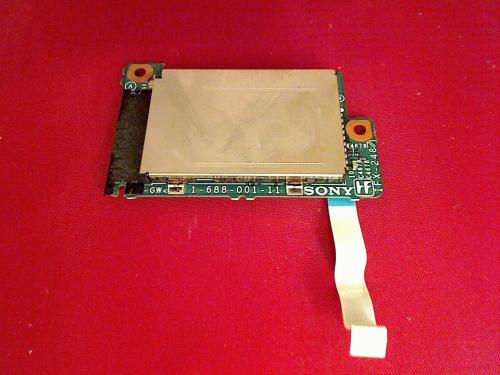 Card Reader Board Modul Platine Kabel Cable Sony PCG-Z1RMP PCG-582M