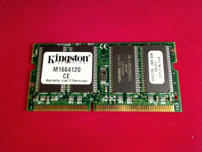 Arbeitsspeicher Kingston M1664120 SDRAM SODIMM Acer TraveMate 730 732TL