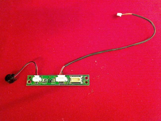 LED Board mit Micro Mikrofon und Kabel Cable Acer TraveMate 730 732TL