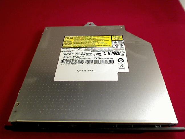 DVD Brenner AD-7540A mit Blende & Halterung Fujitsu Siemens Pa 2548