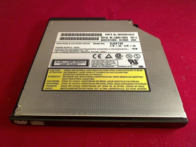 DVD-ROM & CD-R/RW mit Blende & Halterung UJDA740 Toshiba Satellite Pro M10