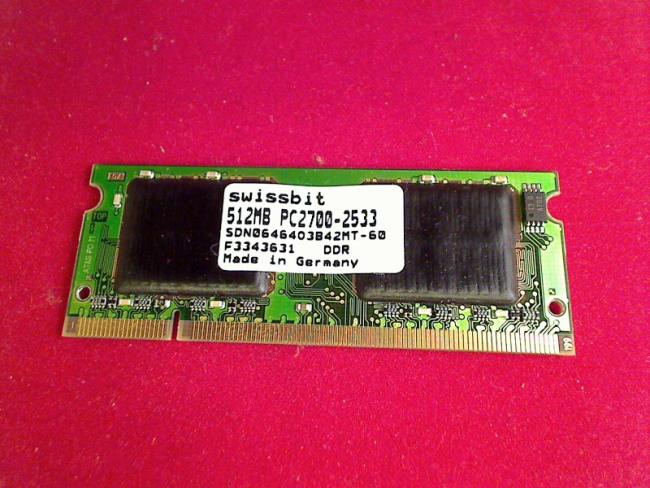 512MB DDR PC2700 SODIMM Ram Arbeitsspeicher Targa W730-K8 (1)