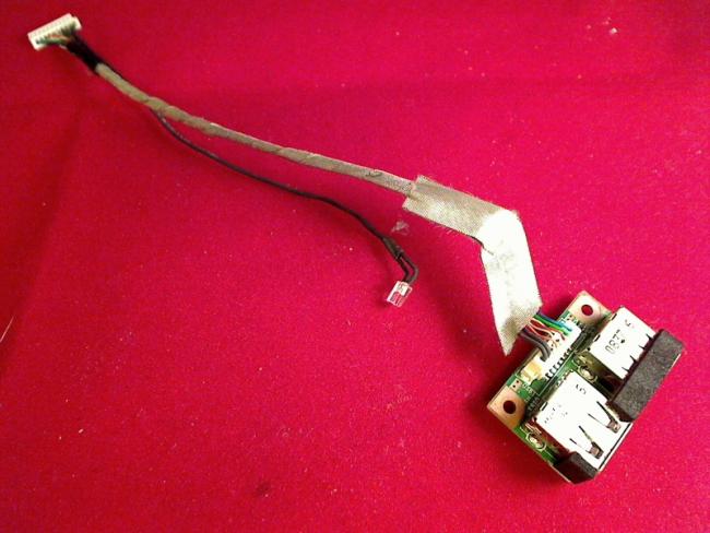 USB Port Buchse Board mit Kabel Cable HP CQ70