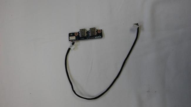 USB Board Platine mit Kabel cable HP Dv7-1080ez