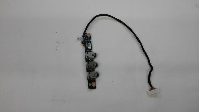 Audio Board inkl. Kabel cable DC020001600 HP Dv7-1080ez