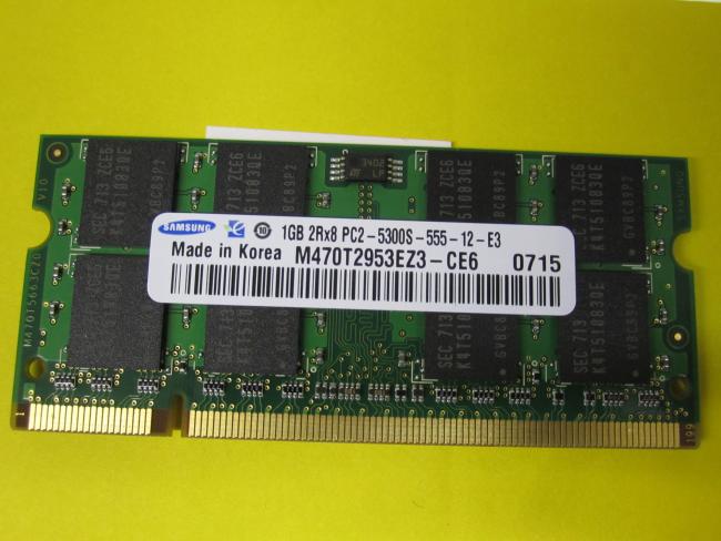 2x RAM Arbeitsspeicher 1GB 2Rx8 HP Dv 9000-9097ea