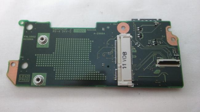 Sim Card Board Platine A2988A Toshiba Portege R830-111