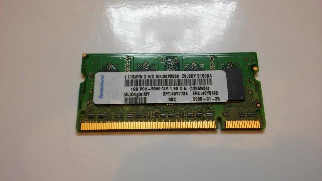 1GB RAM Arbeitsspeicher 2RX16 Lenovo Thinkpad R61