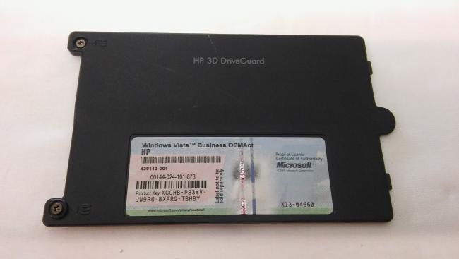 HDD Festplatten Gehäuse Abdeckung Blende HP Compaq 6710b