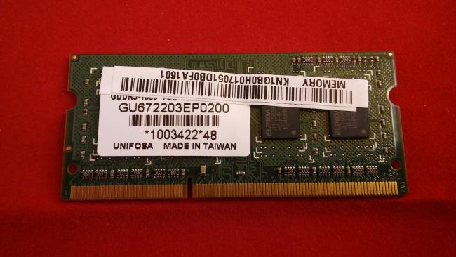 RAM Arbeitsspeicher 1GB GDDR3 Acer Aspire one series PAV70