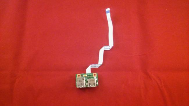 USB Board Platine mit Kabel cable Medion Akoya MD 96630
