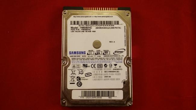 HDD Festplatte Samsung 80GB HP Compaq nx7010 (PP2080)