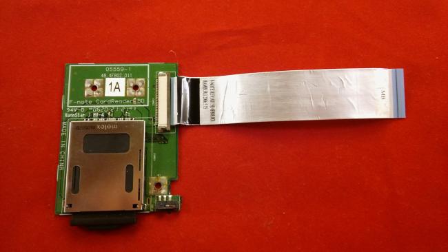 SD Karten Card Reader Board Platine inkl.Kabel Cable Lenovo 3000 V100 (0763-A4G)