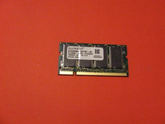 Arbeitsspeicher RAM 512 MB Toshiba Tecra A4 PTA40E