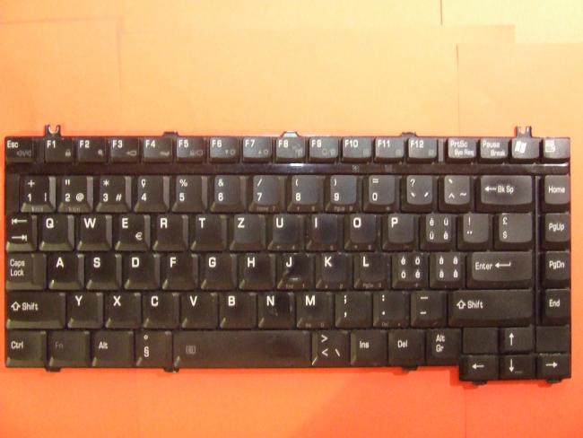 Original Tastatur Swiss/Schweiz Deutsch Toshiba Tecra A4 PTA40E